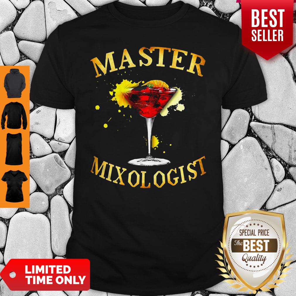 Official Master Mixologist Bartender Bartending Shirt
