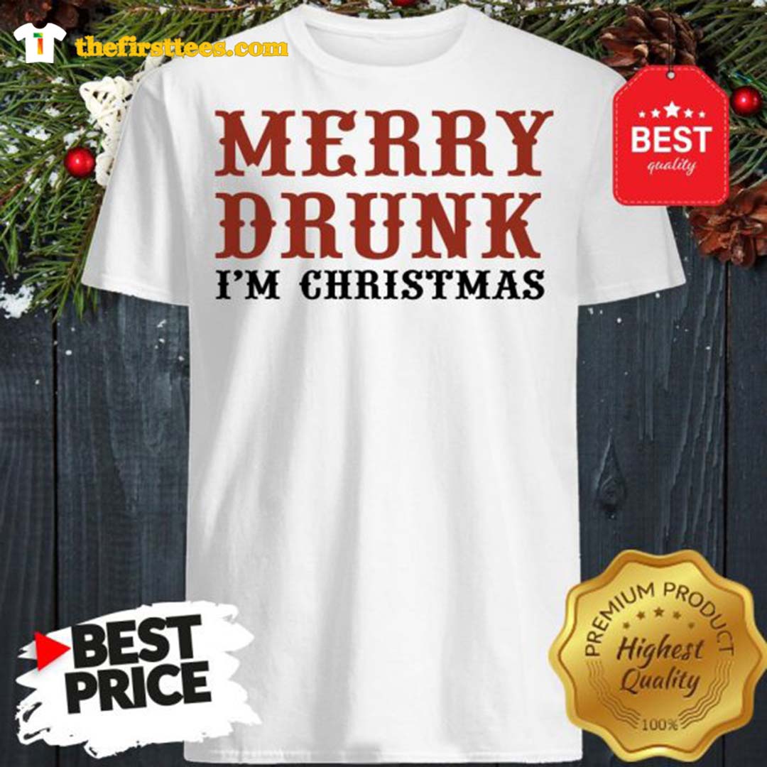 Official Merry Drunk I'm Christmas Shirt