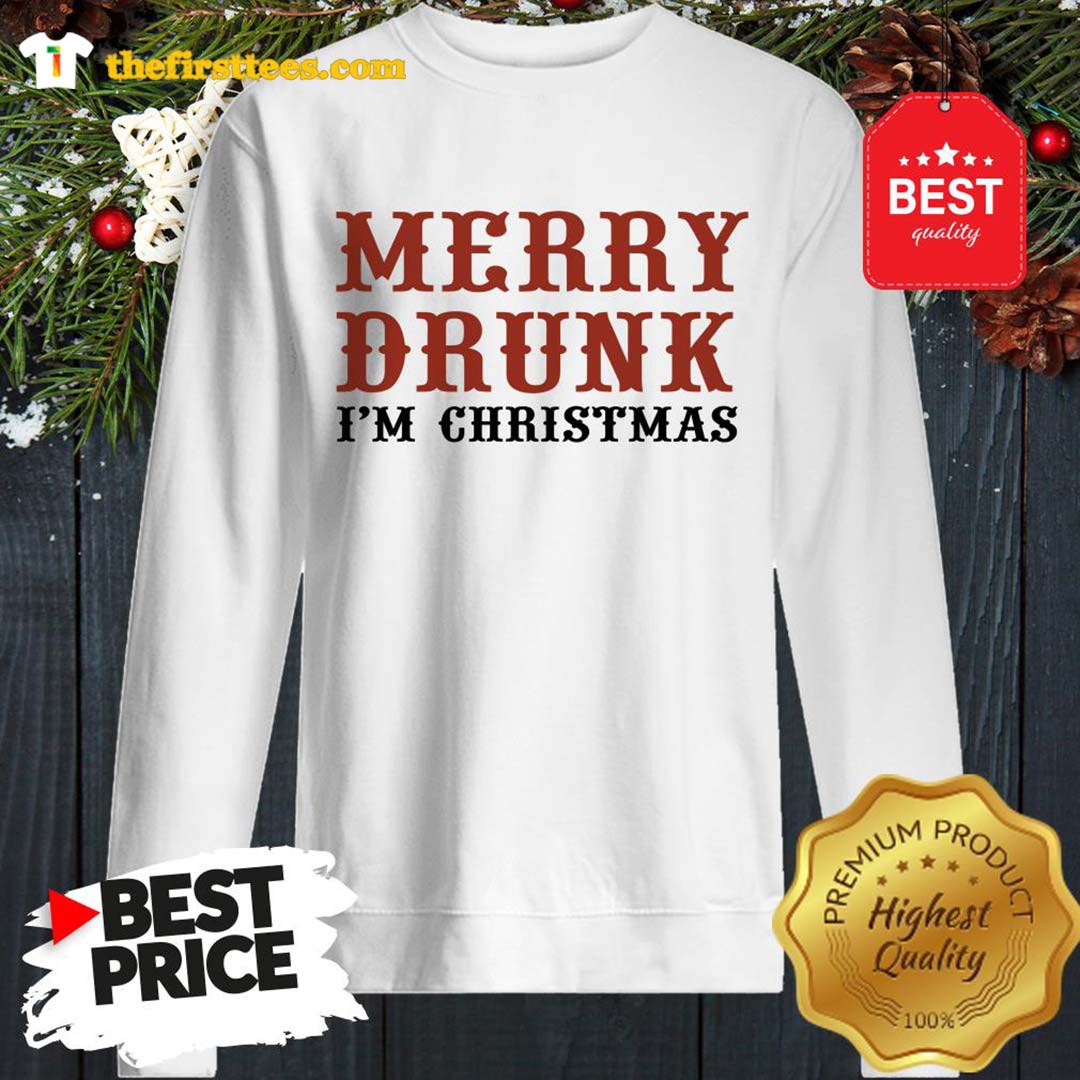 Official Merry Drunk I'm Christmas Shirt