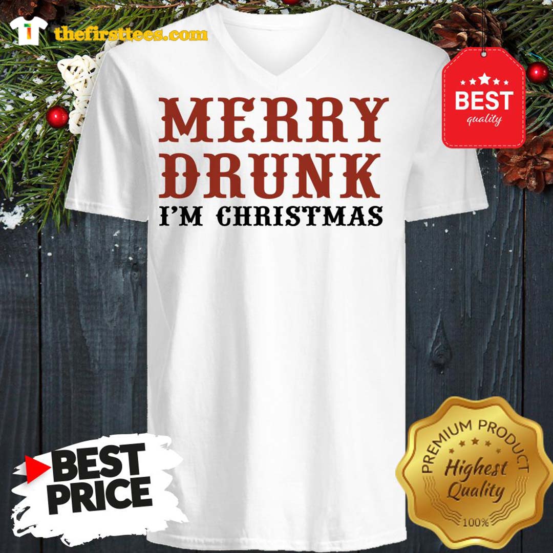 Official Merry Drunk I'm Christmas Shirt