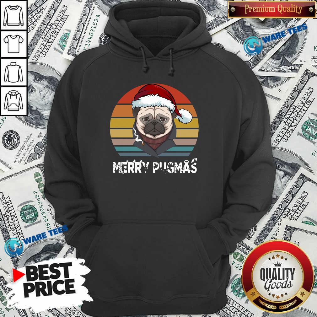 Official Merry Pugmas Funny Pug Christmas Style Vintage Shirt