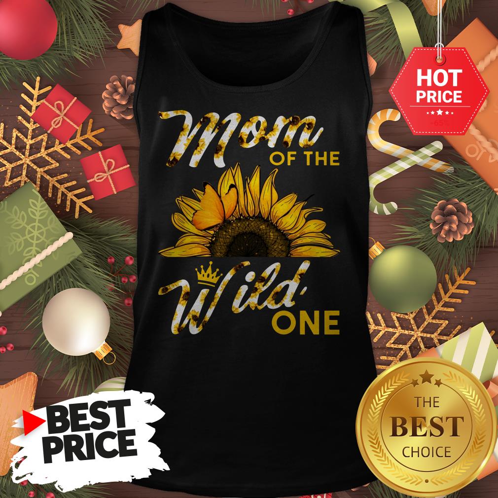 Official Mom Of The Wild One 1St Birthday Sunflower Outfit Shirt
