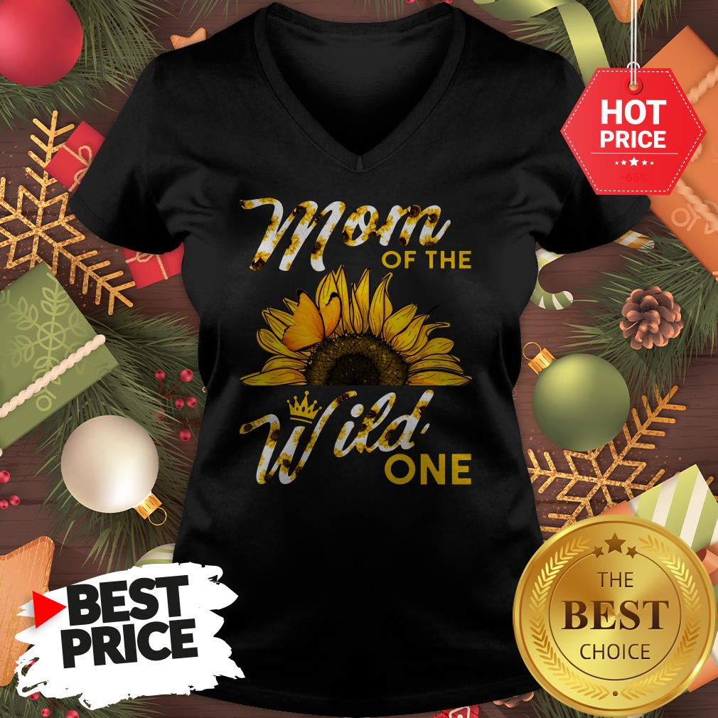 Official Mom Of The Wild One 1St Birthday Sunflower Outfit Shirt