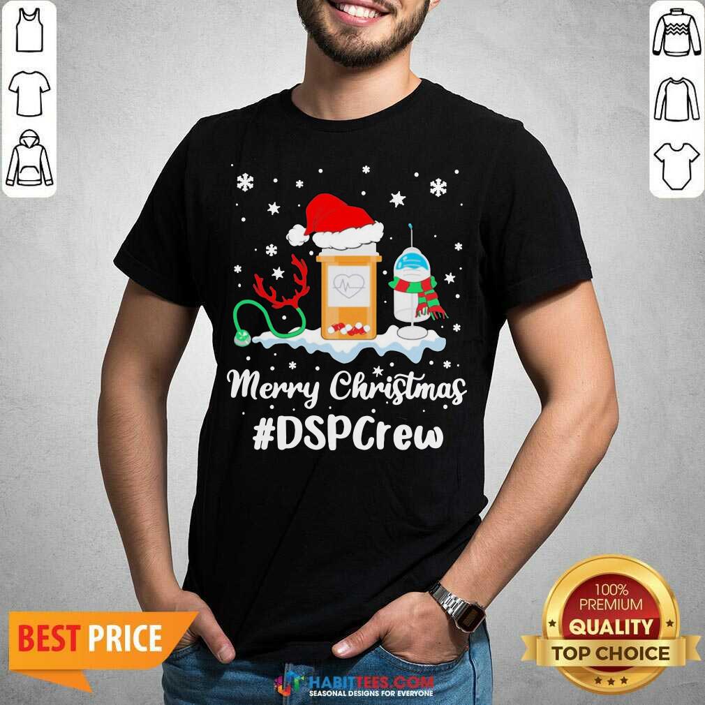 Official Nurse Santa Vaccine Merry Christmas #Dsp Crew Shirt