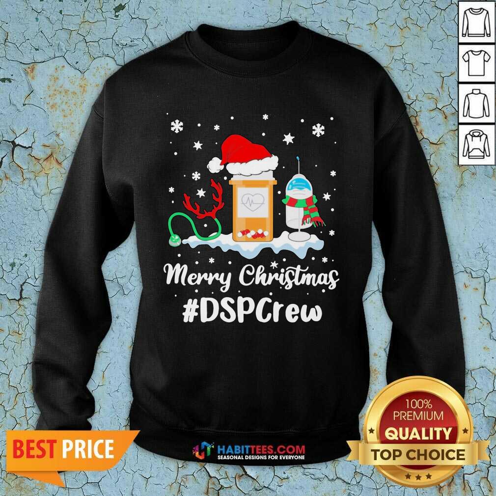 Official Nurse Santa Vaccine Merry Christmas #Dsp Crew Shirt