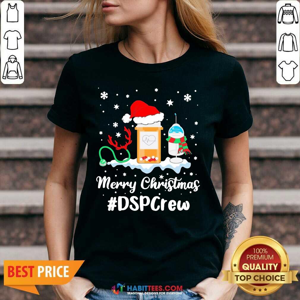 Official Nurse Santa Vaccine Merry Christmas #Dsp Crew Shirt