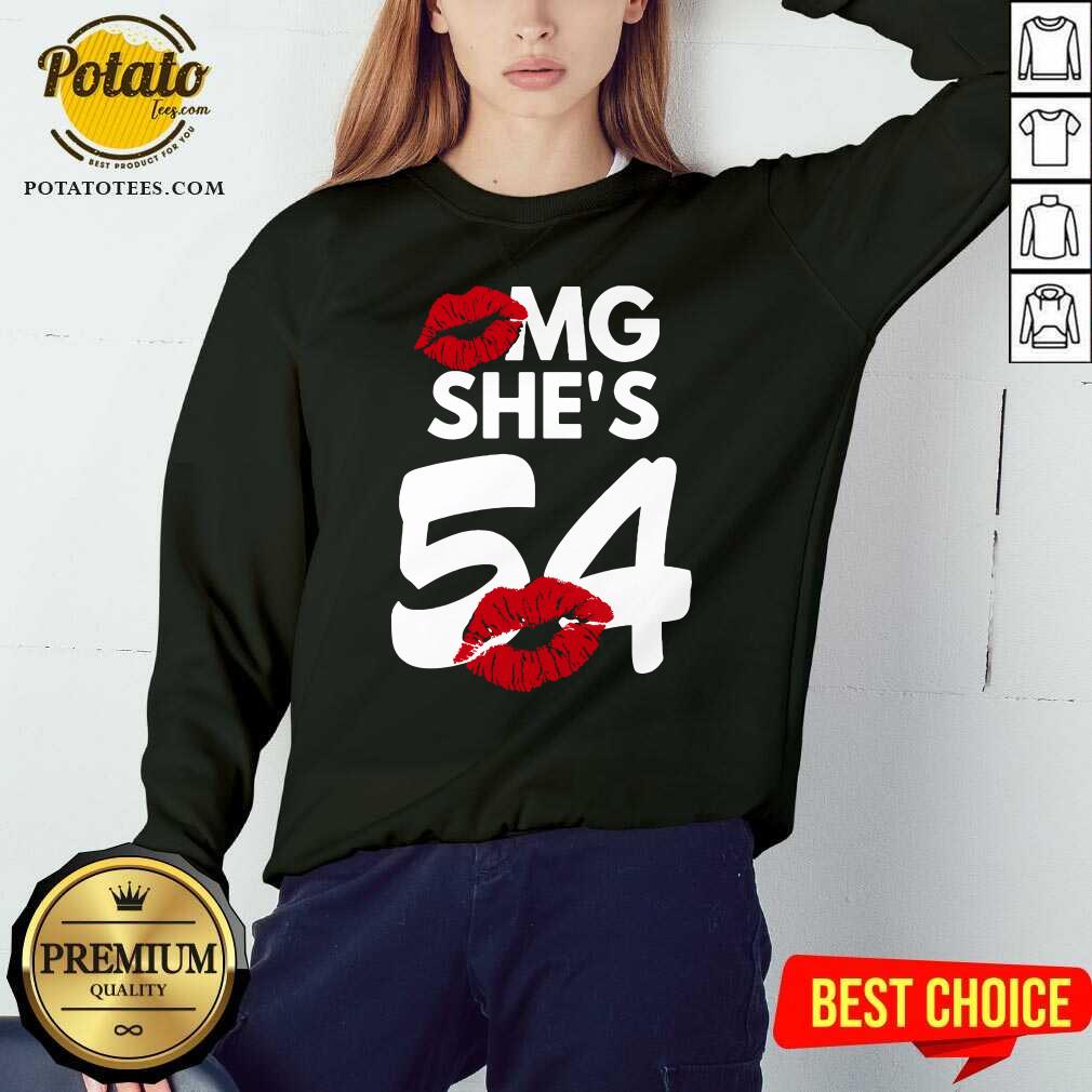 Official Omg She’s 54 Lips Shirt