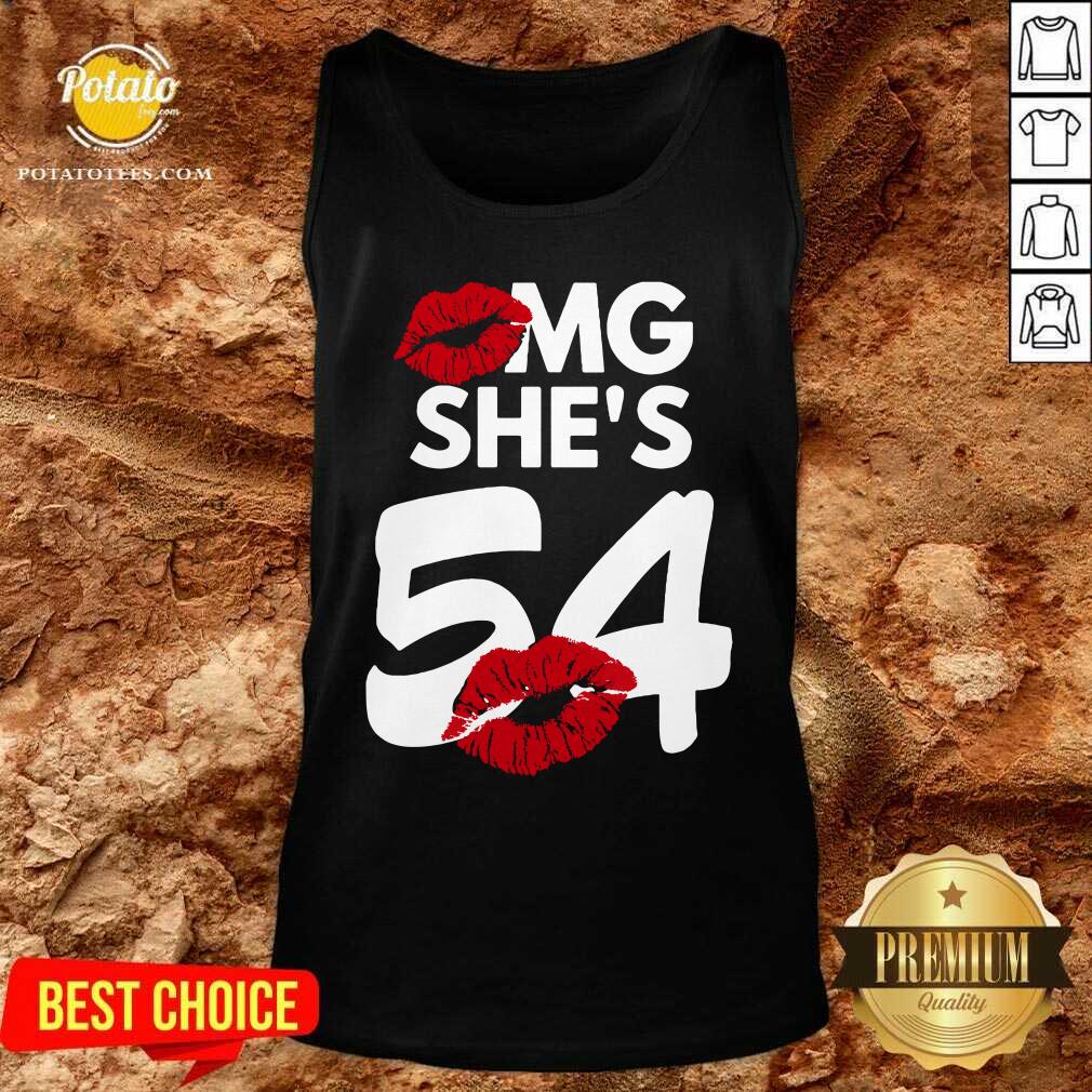 Official Omg She’s 54 Lips Shirt