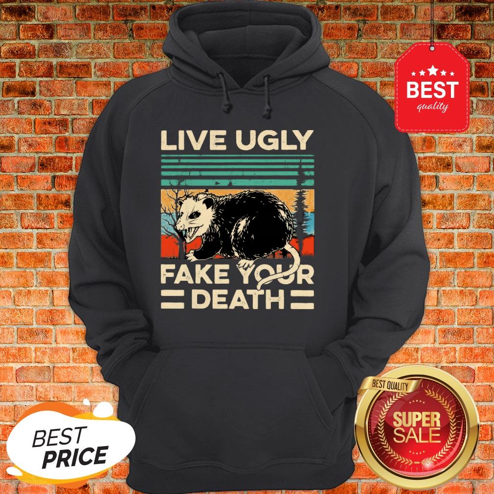 Official Opossum Live Ugly Fake Your Death Vintage Shirt