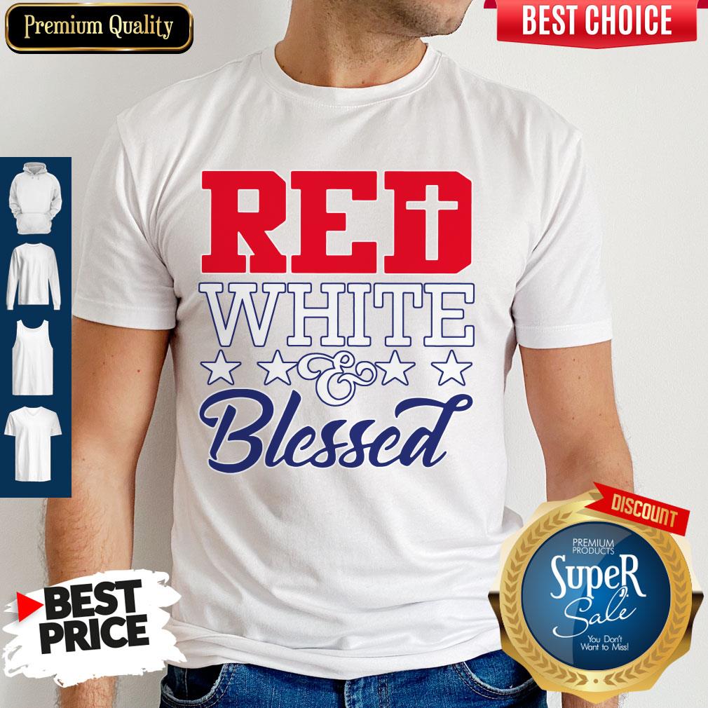 Official Red White & Blessed Patriot Shirt