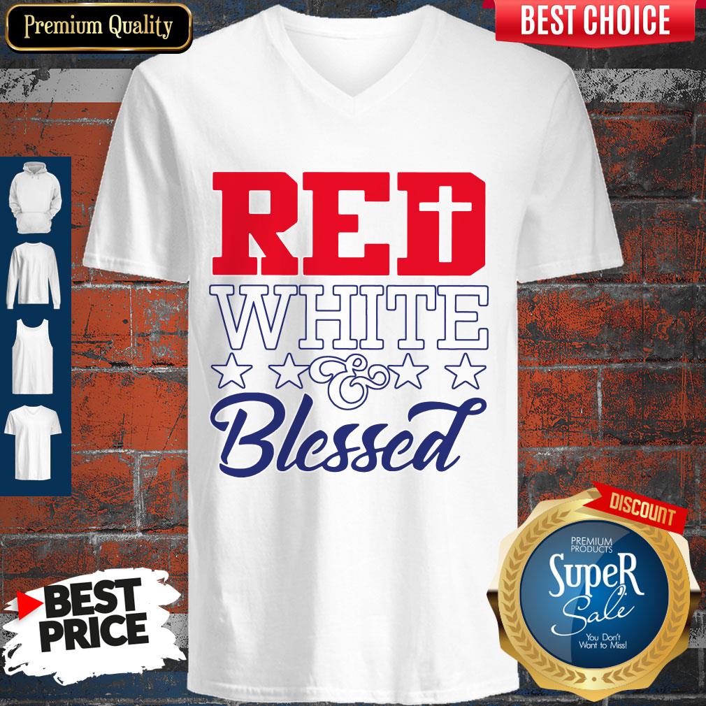 Official Red White & Blessed Patriot Shirt