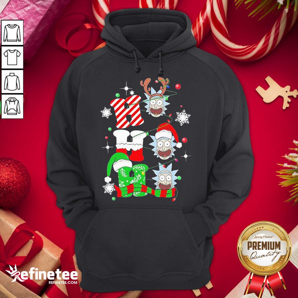 Official Rick Sanchez Ho Ho Ho Gorgeous Christmas Ornament Shirt