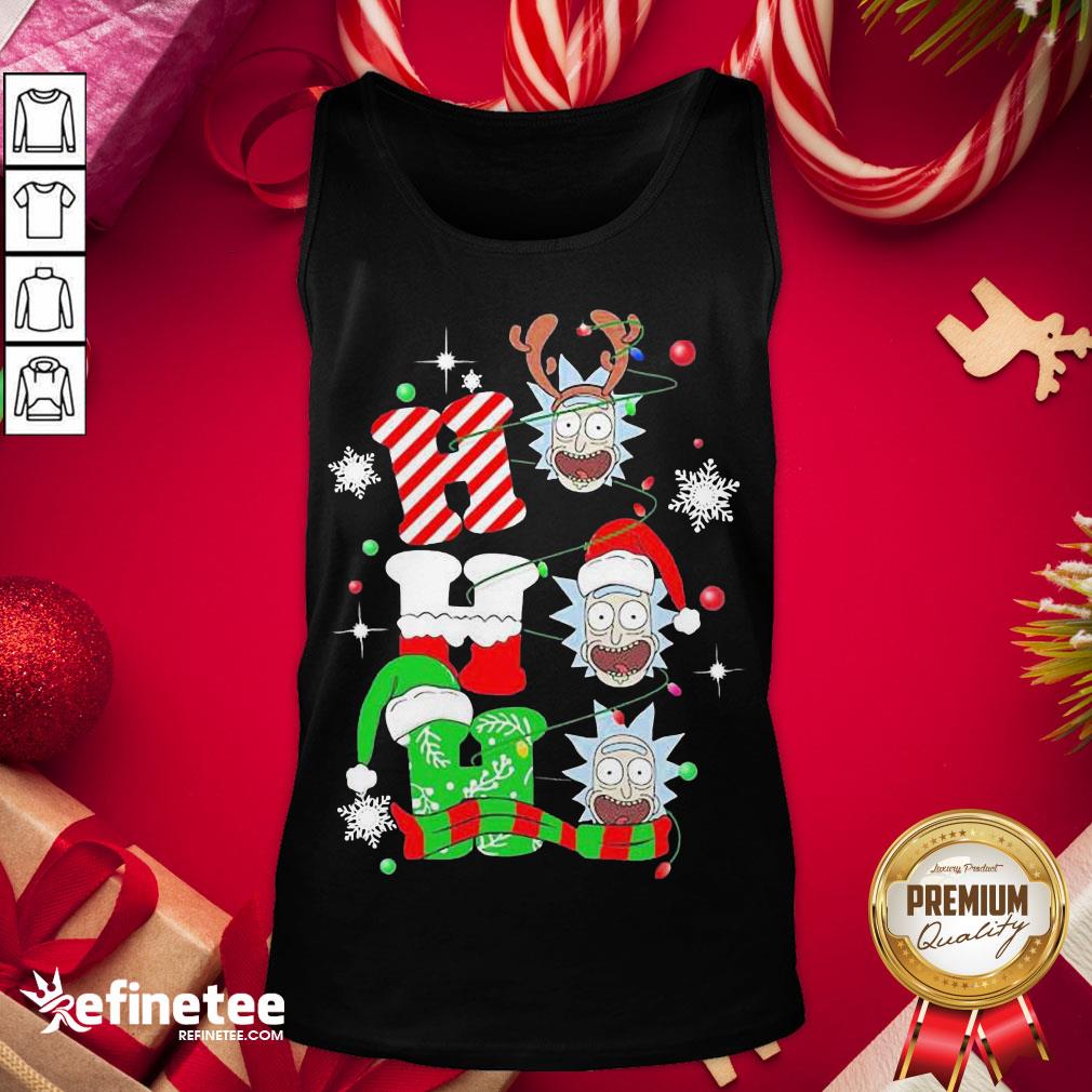 Official Rick Sanchez Ho Ho Ho Gorgeous Christmas Ornament Shirt