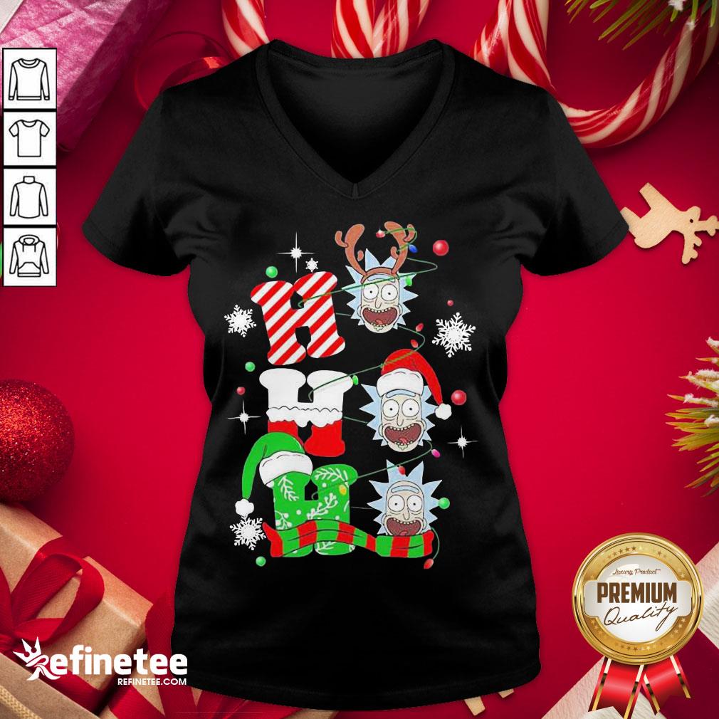 Official Rick Sanchez Ho Ho Ho Gorgeous Christmas Ornament Shirt