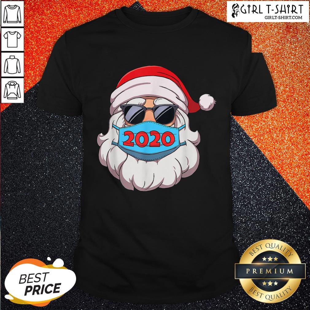 Official Santa Claus Face Mask Glasses 2020 Shirt