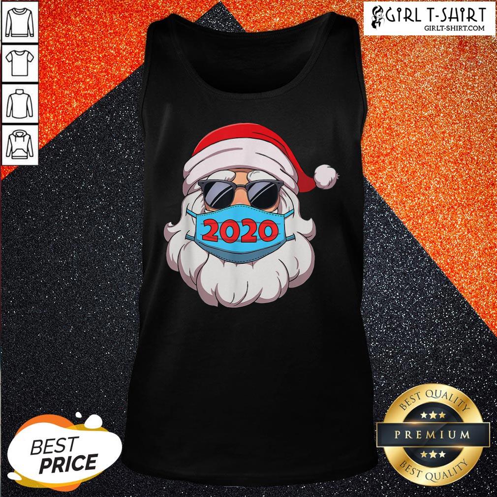 Official Santa Claus Face Mask Glasses 2020 Shirt