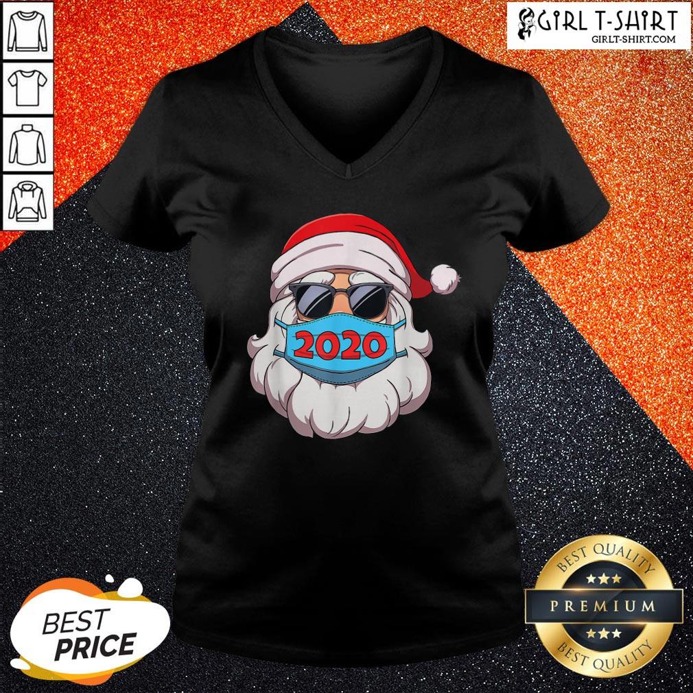 Official Santa Claus Face Mask Glasses 2020 Shirt