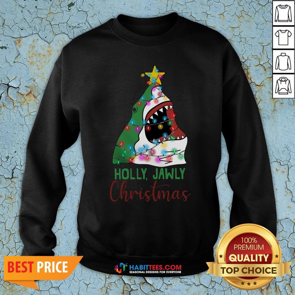 Official Shark Holly Jawly Christmas Shirt