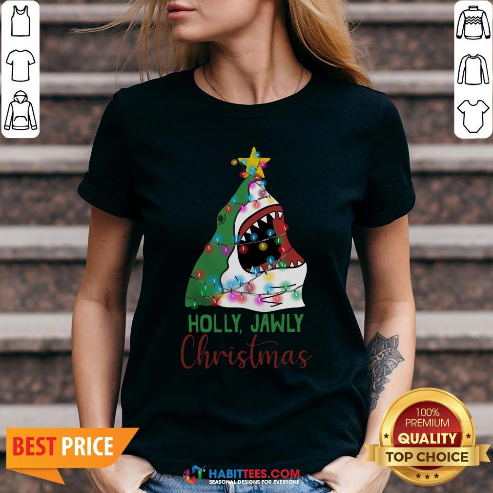 Official Shark Holly Jawly Christmas Shirt