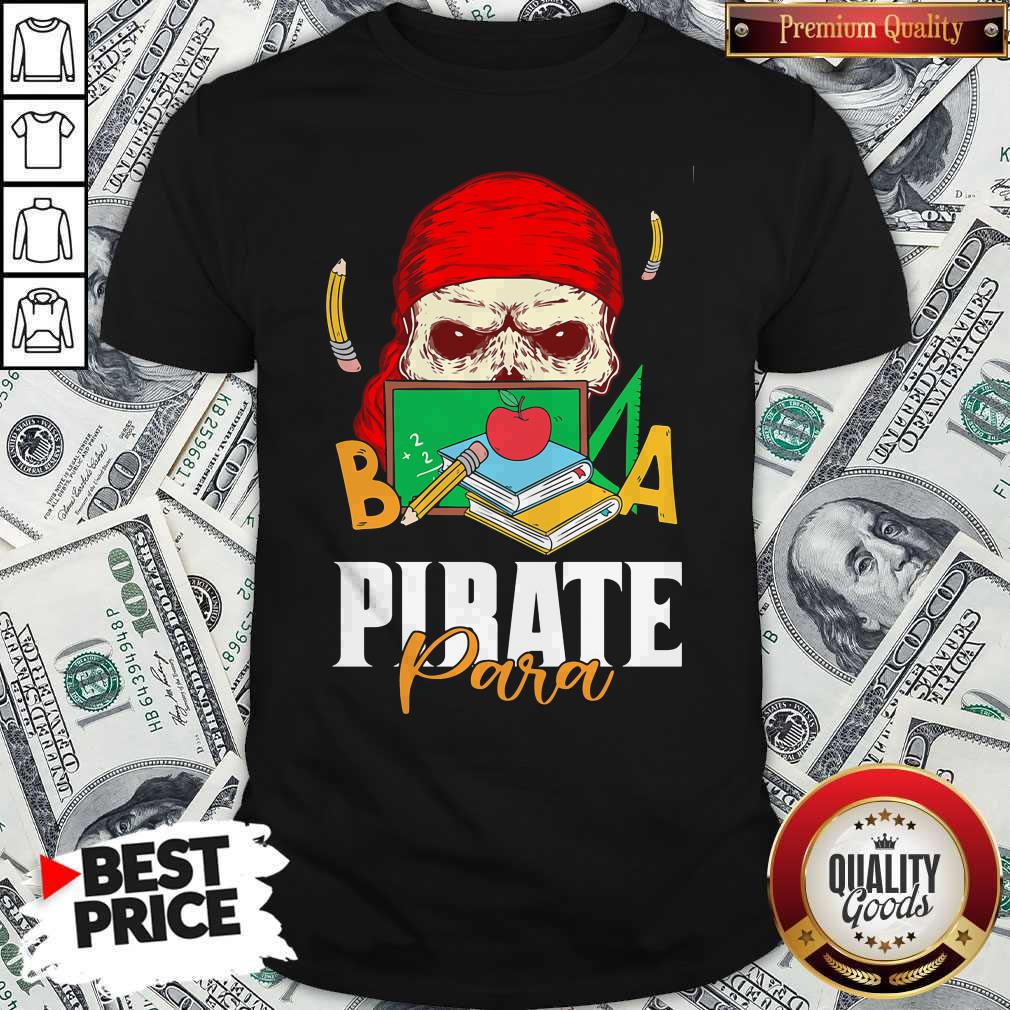 Official Skull Book Pirate Para Shirt