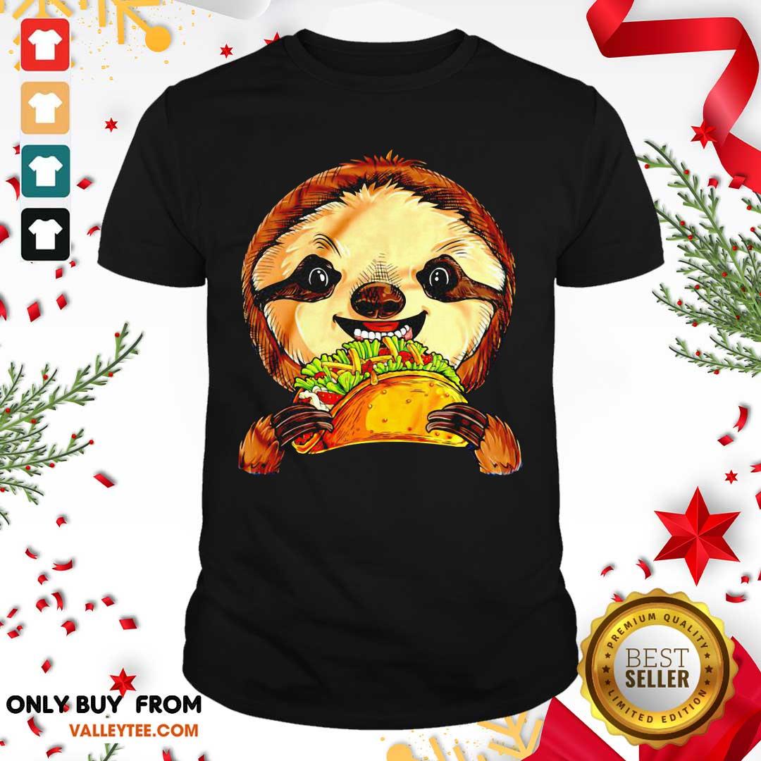 Official Sloth Eating A Taco Shirt
