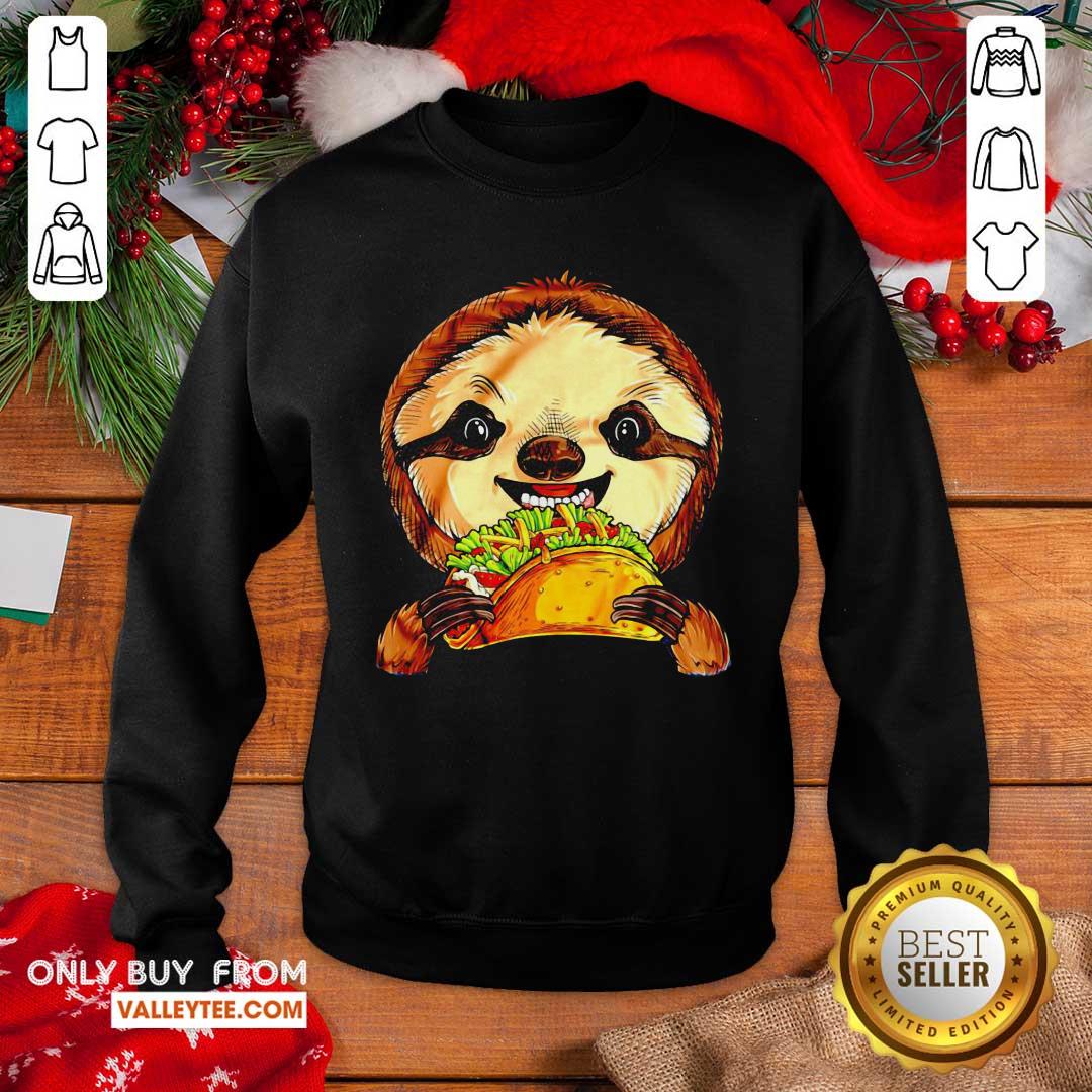 Official Sloth Eating A Taco Shirt