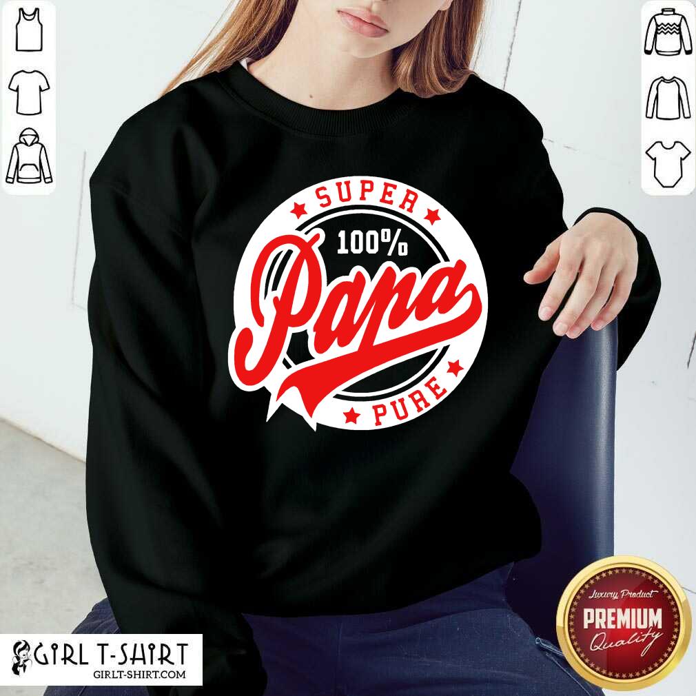 Official Super Papa 100 Percent Pure Stars Seal Shirt