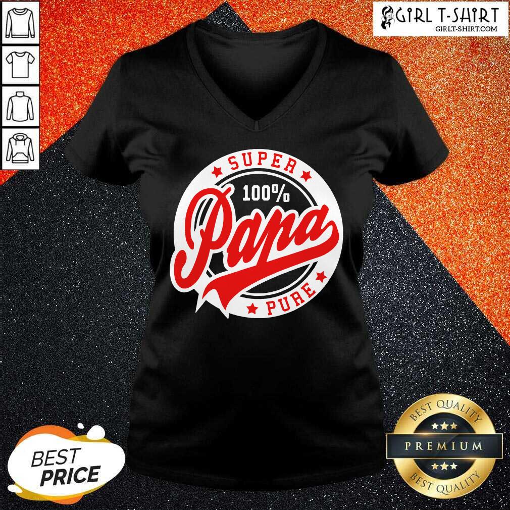 Official Super Papa 100 Percent Pure Stars Seal Shirt