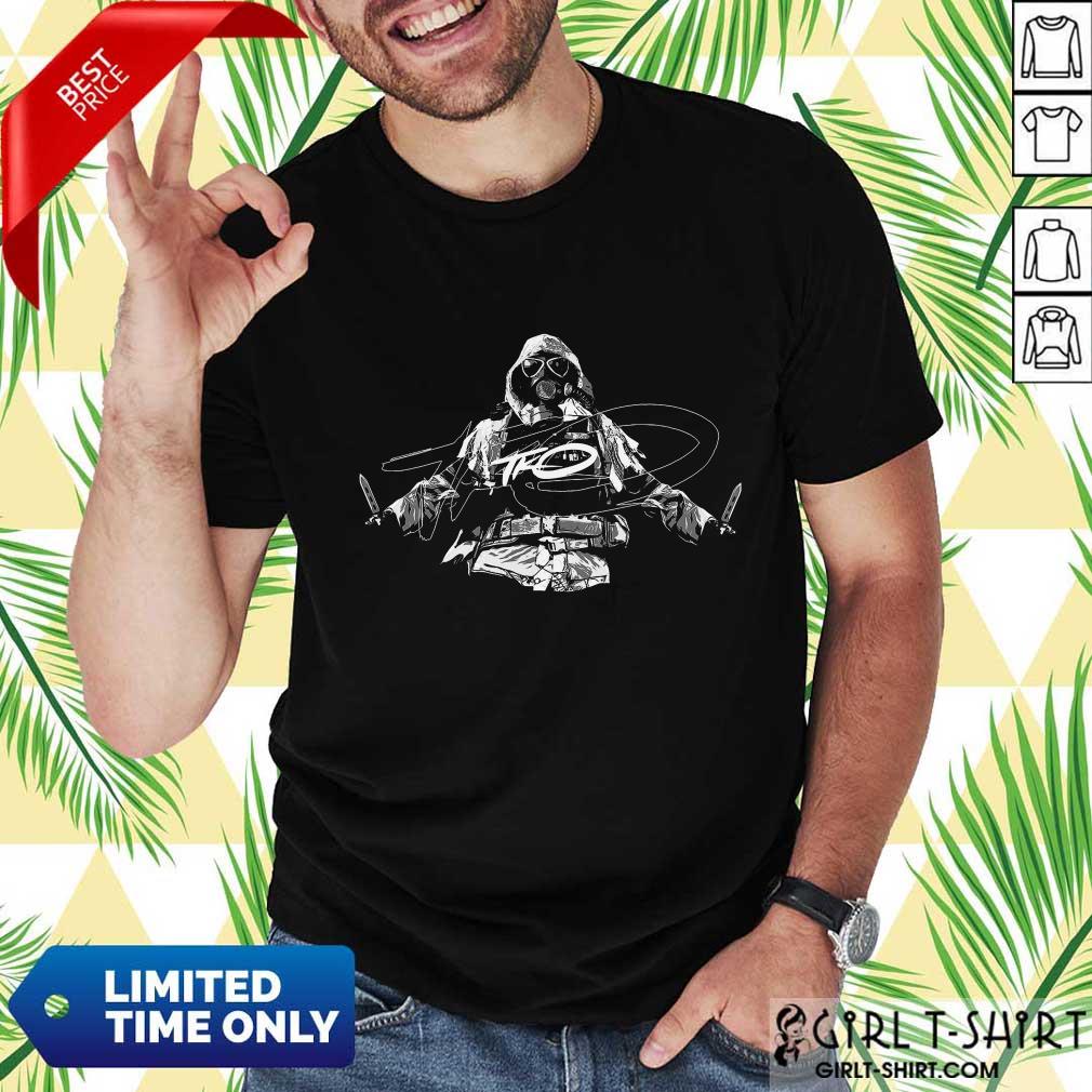 Official These Knives Only Character Shirt