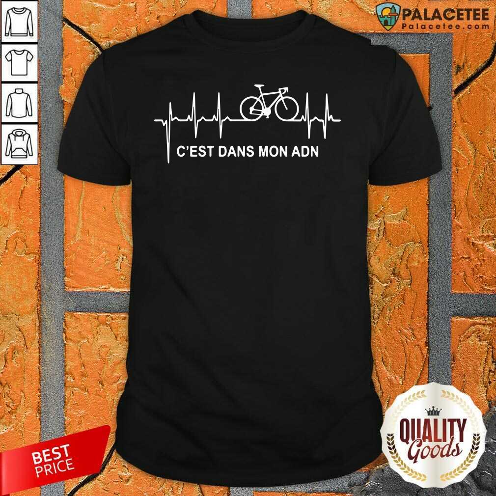 Official Velo Cest Dans Mon ADN Purple Shirt