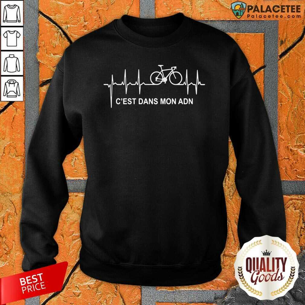 Official Velo Cest Dans Mon ADN Purple Shirt