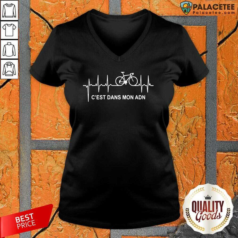 Official Velo Cest Dans Mon ADN Purple Shirt