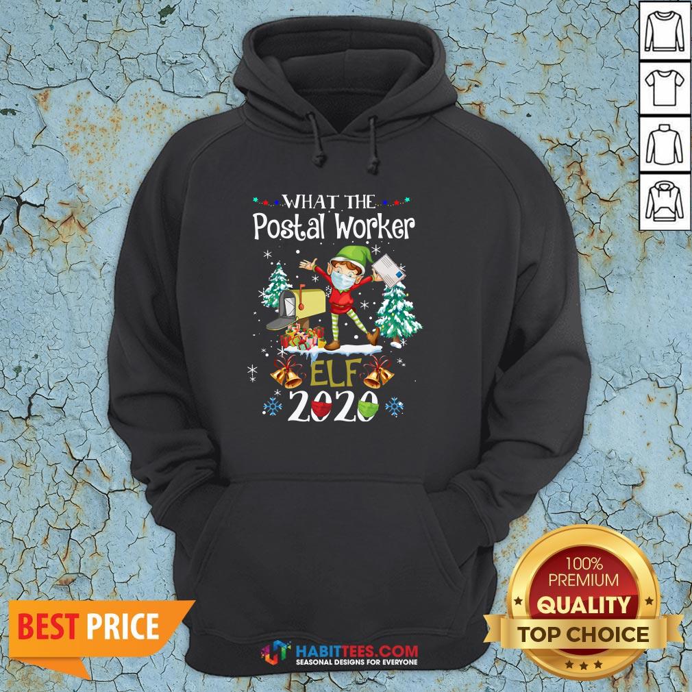 Official What The Postal Worker Elf Christmas Shirt