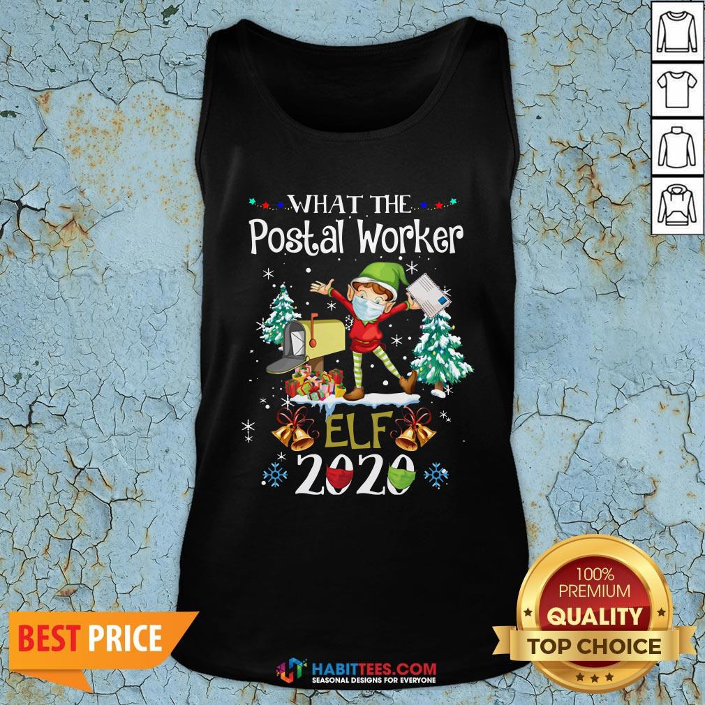 Official What The Postal Worker Elf Christmas Shirt