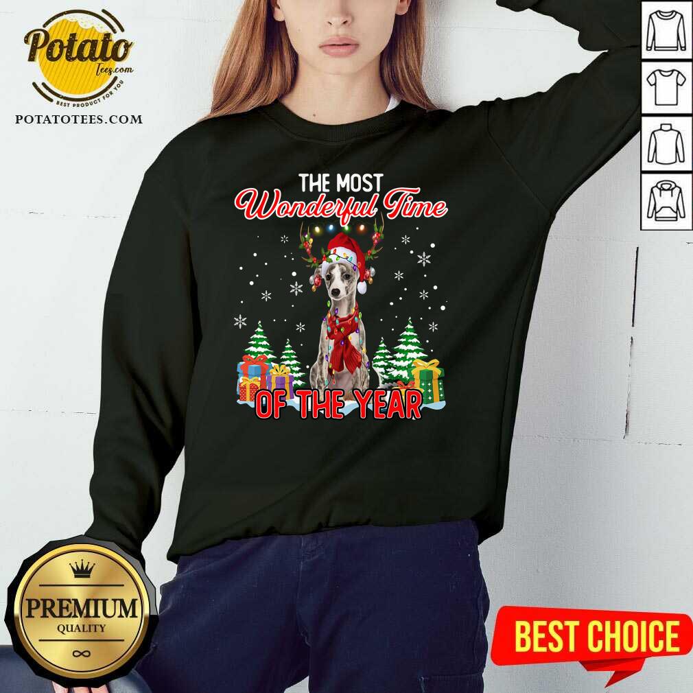 Official Whippet The Most Wonderful Time Of The Year Ugly Christmas Shirt