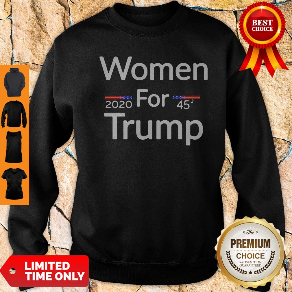Official Women For Trump 2020 45 Shirt