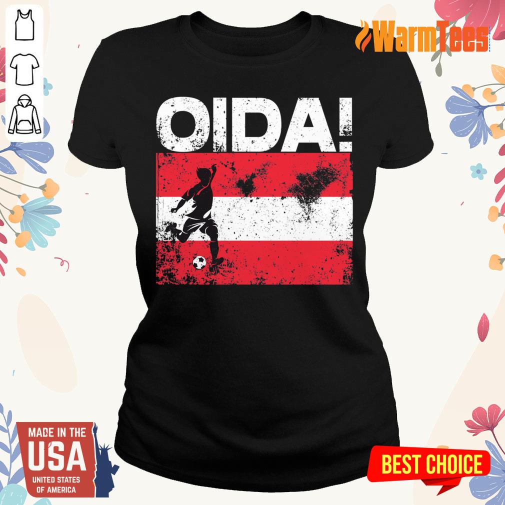 Oida Austria Football Team Fan Soccer Flag Shirt