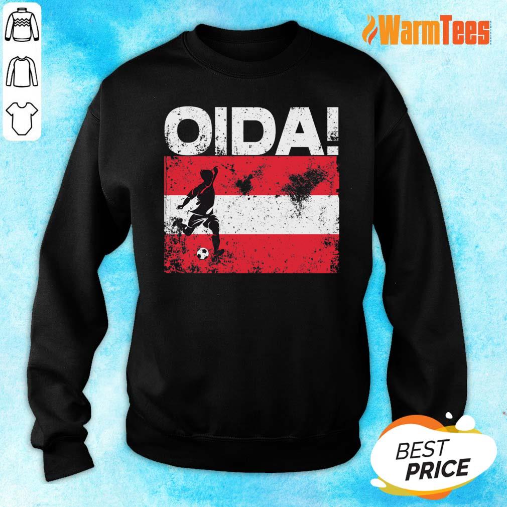 Oida Austria Football Team Fan Soccer Flag Shirt