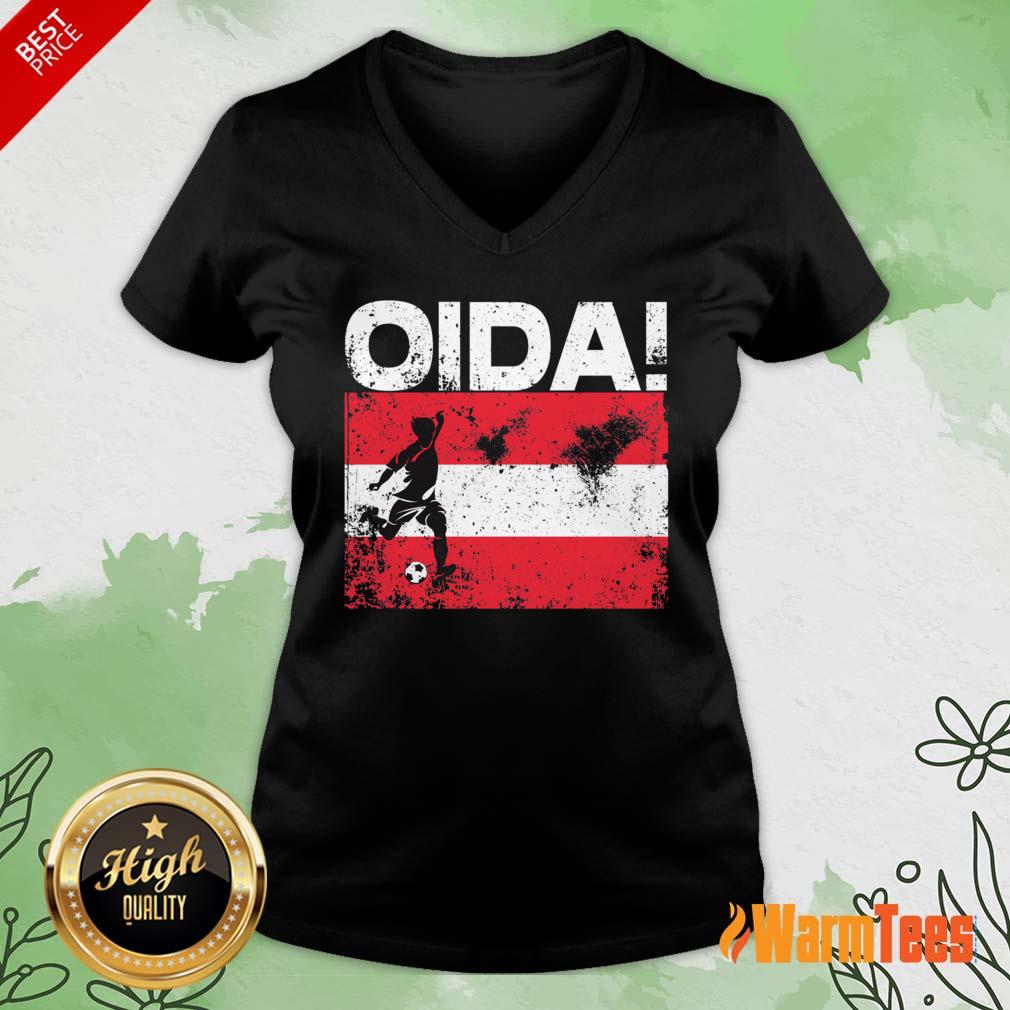 Oida Austria Football Team Fan Soccer Flag Shirt