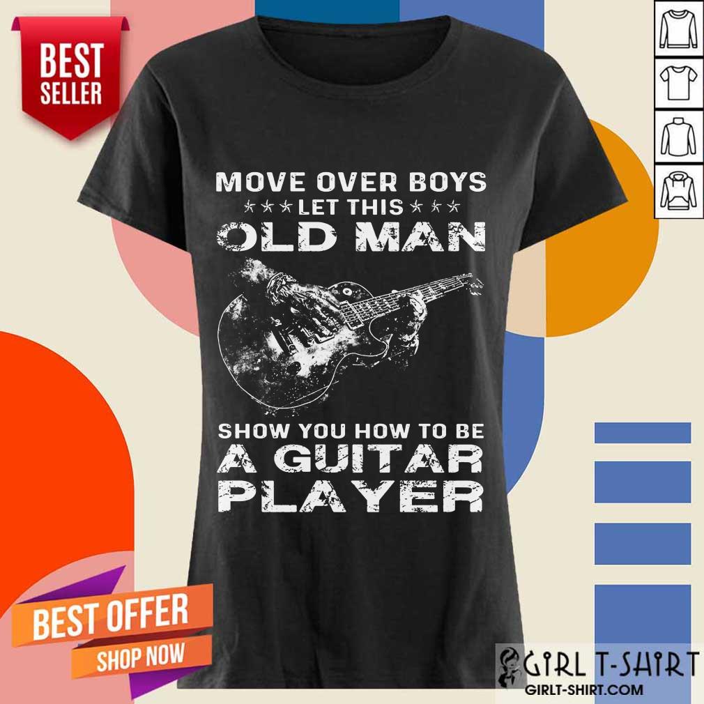 Old Man A Guitar Player Shirt