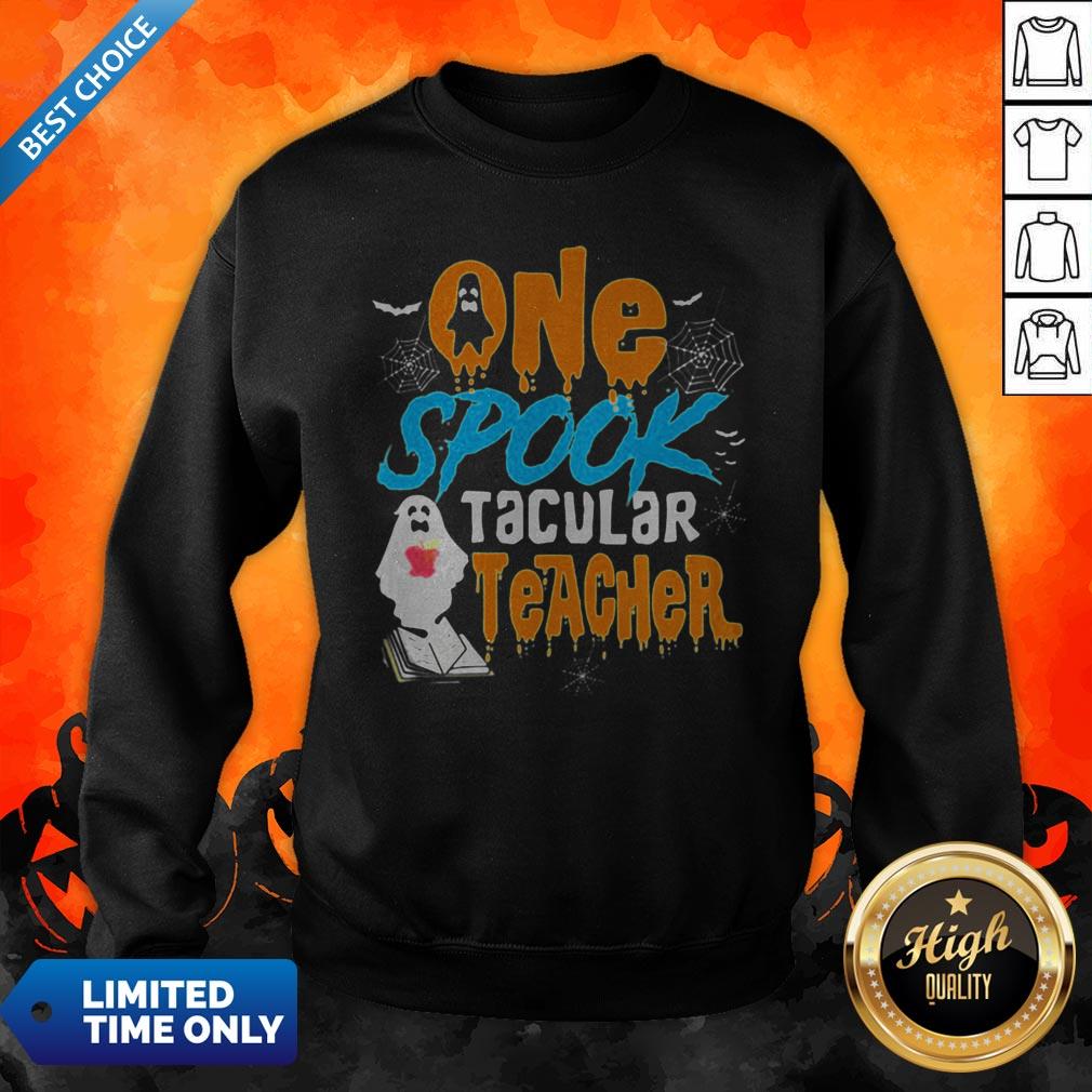 One Spooktacular Teacher Halloween Ghost School Shirt