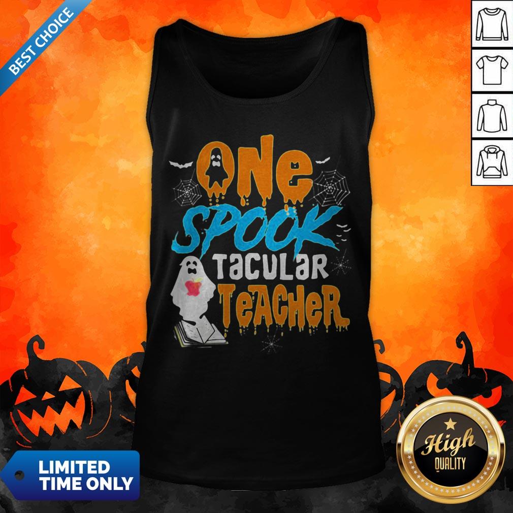 One Spooktacular Teacher Halloween Ghost School Shirt