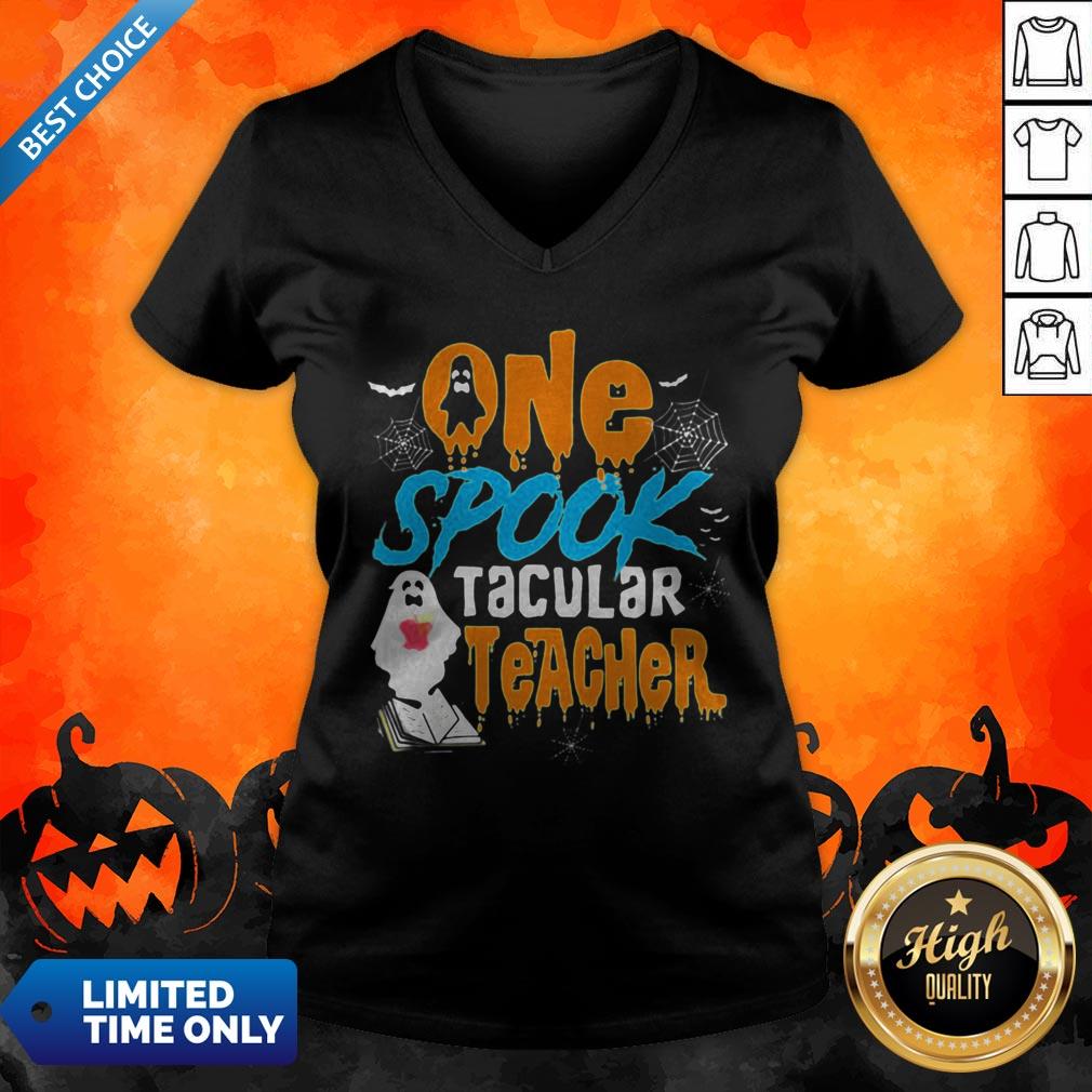 One Spooktacular Teacher Halloween Ghost School Shirt