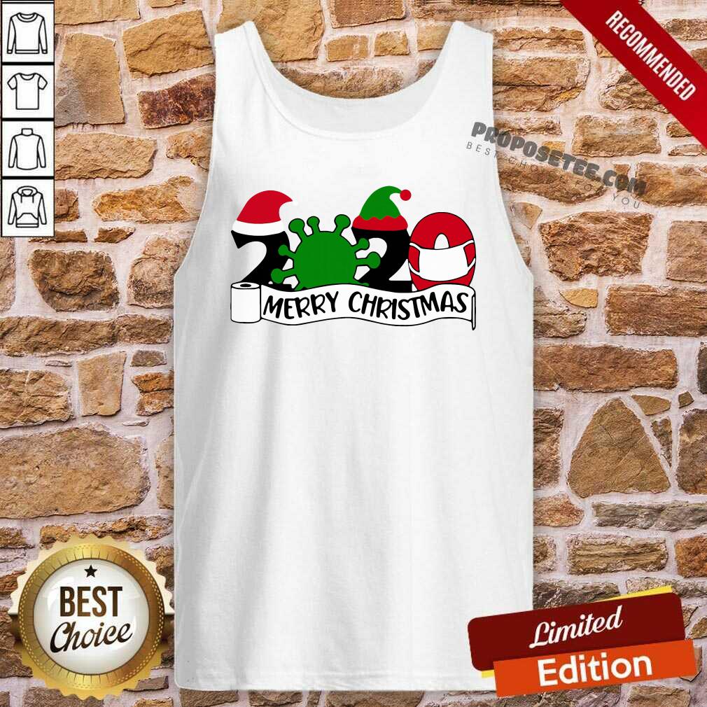 Original 2020 Mask Quarantine Toilet Paper Merry Christmas Shirt