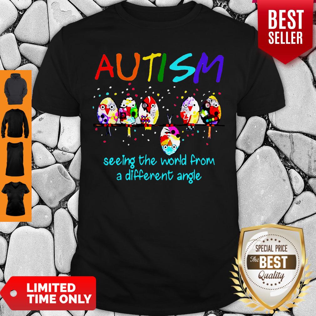 Original Autism Seeing The World From A Different Angle Shirt