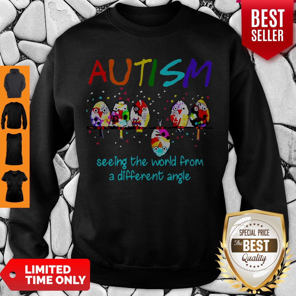 Original Autism Seeing The World From A Different Angle Shirt