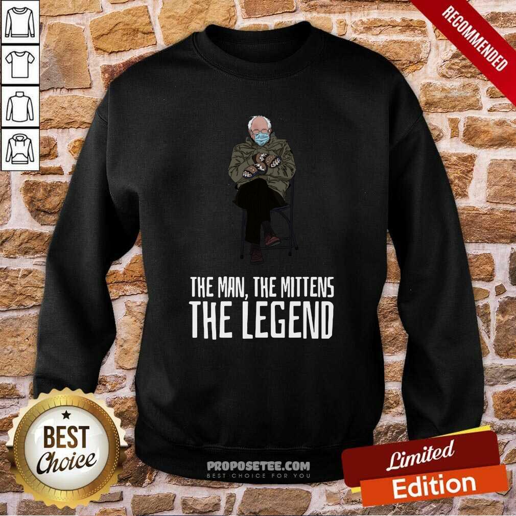 Original Bernie Sanders The Man The Mittens The Legend Shirt