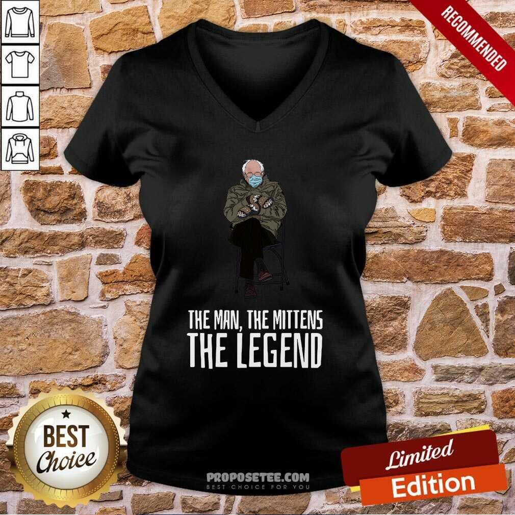 Original Bernie Sanders The Man The Mittens The Legend Shirt