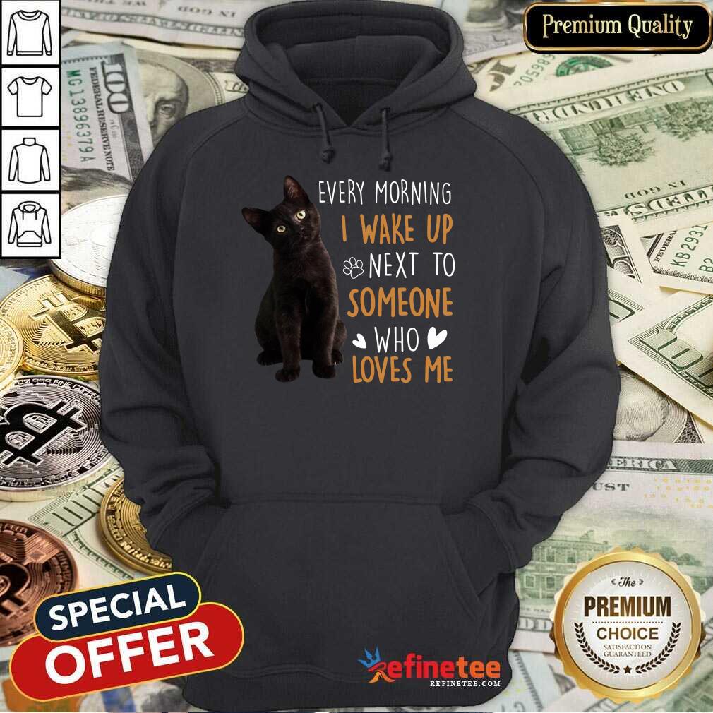 Original Black Cat Loves Me Great 5 Shirt