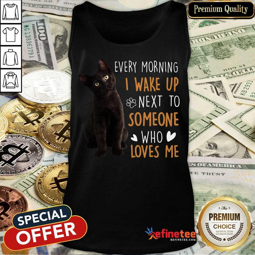 Original Black Cat Loves Me Great 5 Shirt